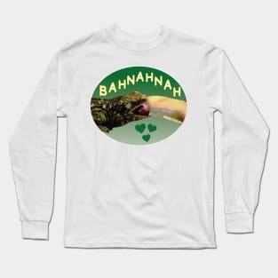 Muriel Loves Bahnahnah (green color) Long Sleeve T-Shirt